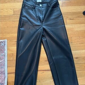 Aritzia Melina Leather Pants